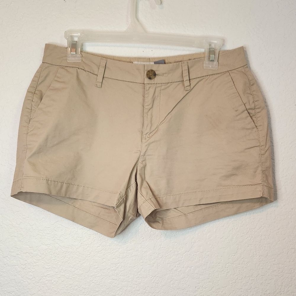 Old Navy Tan Chino Shorts, Size 4